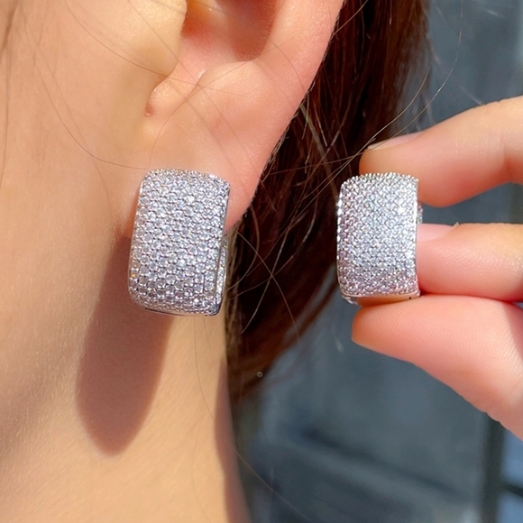 Jewelry - Gold plated Cubic Zirconia Earrings